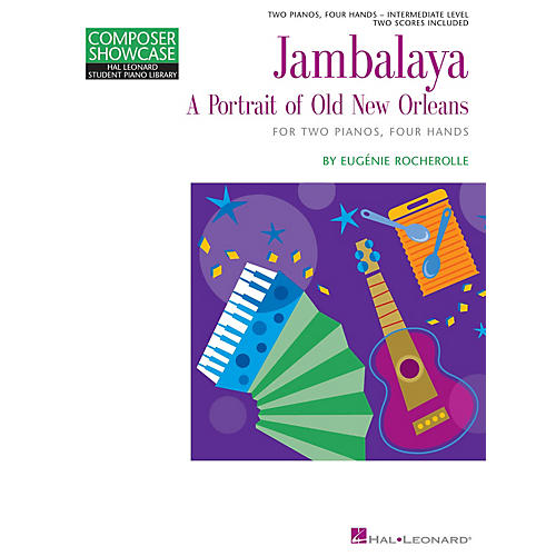 Hal Leonard Jambalaya Piano Library Series Book by Eugénie Rocherolle (Level Inter)