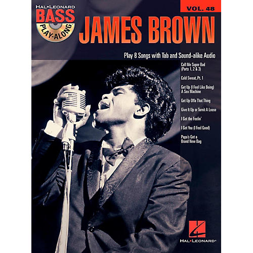 Hal Leonard James Brown - Bass Play-Along Volume 48 Book/CD