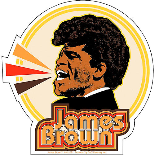 James Brown Sticker
