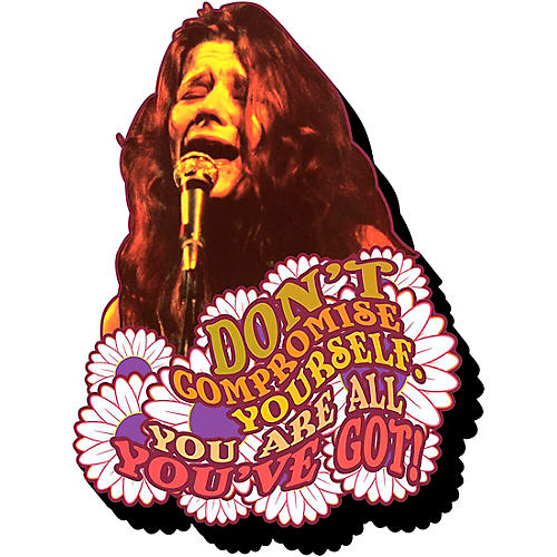 Janis Joplin Don't Compromise Yourself Funky Chunky Magnet