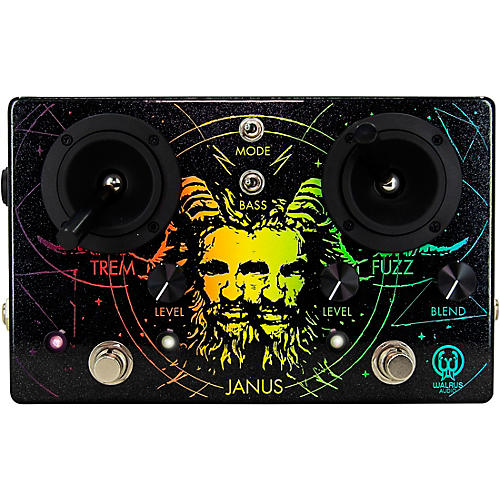 Janus Fuzz/Tremolo With Joystick Control Anniversary Edition (Black/Rainbow) Effects Pedal