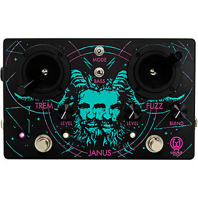 Walrus Audio Janus Fuzz/Tremolo with Joystick Control, Anniversary Edition (Black/Teal) Effects Pedal