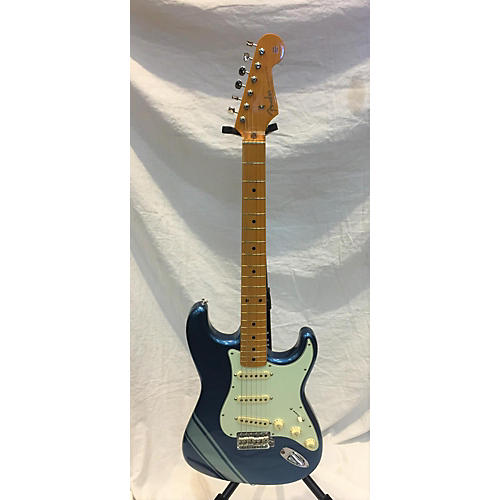 Fender Japanese Standard Stratocaster Solid Body Electric Guitar Pelham Blue