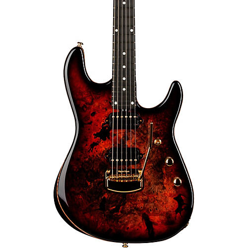 Ernie Ball Music Man Jason Richardson Artist Series Cutlass Electric Guitar Rorschach Red