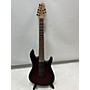 Used Sterling Audio Jason Richardson Signature Cutlass 7 Solid Body Electric Guitar dark scarlet burst