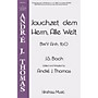 Hinshaw Music Jauchzet Dem Herrn, Alle Welt SSAATTBB composed by Johann Sebastian Bach