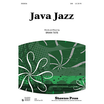 Shawnee Press Java Jazz Studiotrax CD Composed by Brian Tate