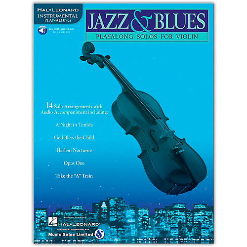 Jazz And Blues Playalong Solos for Violin Book/Online Audio