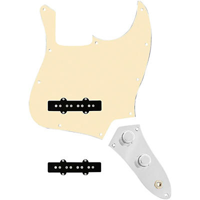 920d Custom Jazz Bass Loaded Pickguard With Drive (Hot) Pickups and JB-CON-C Control Plate