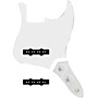 920d Custom Jazz Bass Loaded Pickguard With Drive (Hot) Pickups and JB-CON-C Control Plate White