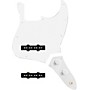 920d Custom Jazz Bass Loaded Pickguard With Groove (Modern) Pickups and JB-CON-C Wiring Harness White