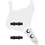 920d Custom Jazz Bass Loaded Pickguard With Groove (Modern) Pickups and JB-CON-CH-BK Wiring Harness White