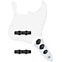 920d Custom Jazz Bass Loaded Pickguard With Pocket (Vintage) Pickups and JB-C Control Plate White