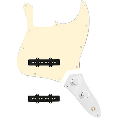 920d Custom Jazz Bass Loaded Pickguard With Pocket (Vintage) Pickups and JB-CON-C Control Plate