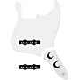 920d Custom Jazz Bass Loaded Pickguard With Pocket (Vintage) Pickups and JB-CON-CH-BK Control Plate White