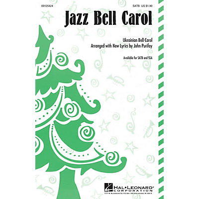 Hal Leonard Jazz Bell Carol SATB arranged by John Purifoy