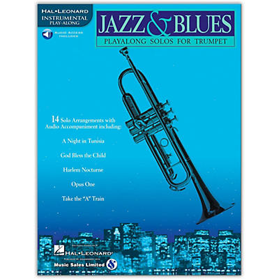 Hal Leonard Jazz & Blues Playalong Solos for Trumpet (Book/Online Audio)