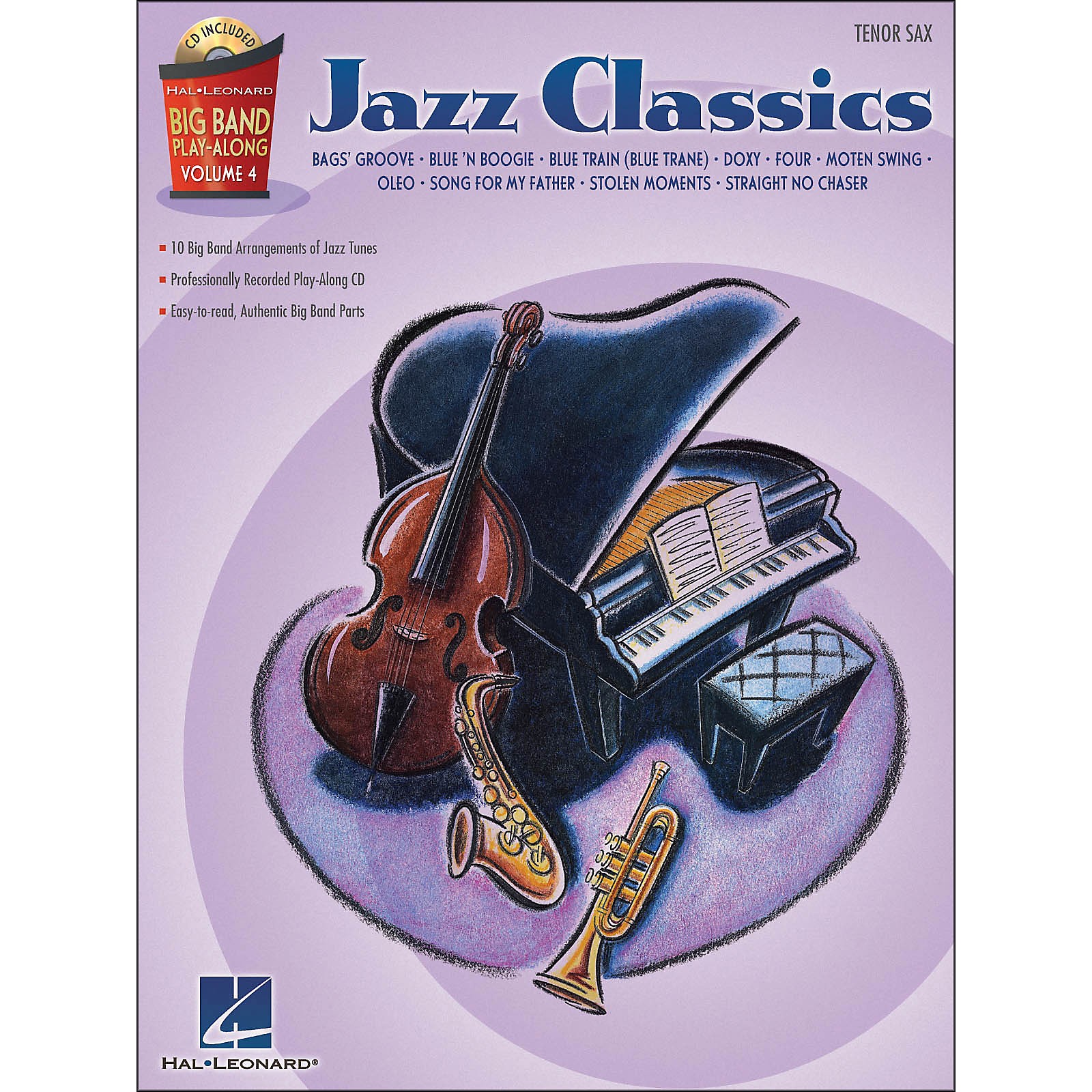 Hal Leonard Jazz Classics Big Band PlayAlong Vol. 4 Tenor Sax