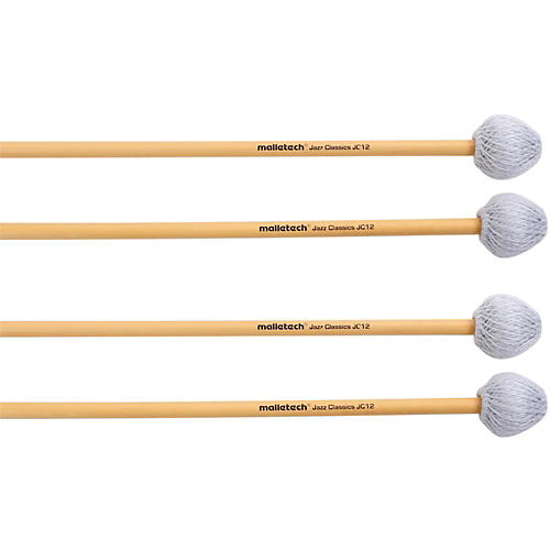 Malletech Jazz-Classics Vibraphone Mallets Set of 4 (2 Matched Pairs) 12