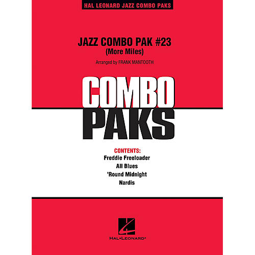 Hal Leonard Jazz Combo Pak #23 (More Miles Davis) Jazz Band Level 3 by Miles Davis Arranged by Frank Mantooth