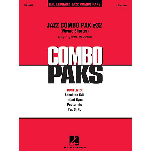 Hal Leonard Jazz Combo Pak #32 - Wayne Shorter Jazz Band Level 3 by Wayne Shorter Arranged by Frank Mantooth