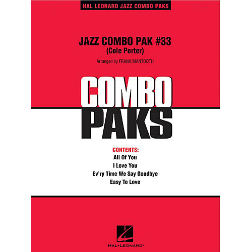 Hal Leonard Jazz Combo Pak #33 - Cole Porter Jazz Band Level 3 by Cole Porter Arranged by Frank Mantooth
