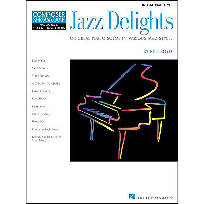 Hal Leonard Jazz Delights Lower Intermediate Level Hal Leonard Student Piano Library by Bill Boyd