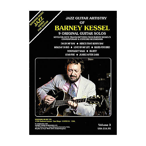 Jazz Guitar Artistry of Barney Kessel Volume 3 Tab Book