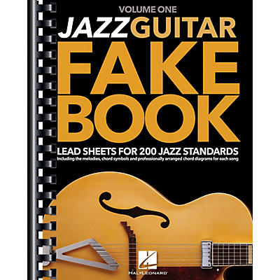 Hal Leonard Jazz Guitar Fake Book - Volume 1 (Lead Sheets for 200 Jazz Standards) Guitar Book Series Softcover
