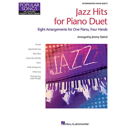 Hal Leonard Jazz Hits for Piano Duet Piano Library Series Book by Various (Level Inter)