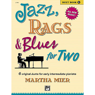 Alfred Jazz Rags & Blues for Two Book 1