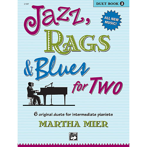 Alfred Jazz Rags & Blues for Two Book 2