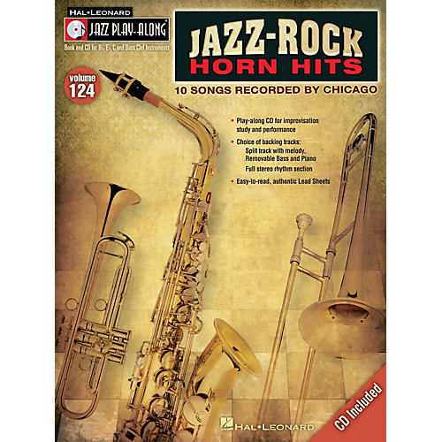 Hal Leonard Jazz-Rock Horn Hits Jazz Play Along Series Softcover with CD by Chicago