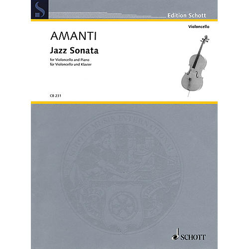 Schott Jazz Sonata (Violoncello and Piano) Schott Series Softcover Composed by Lucio Franco Amanti