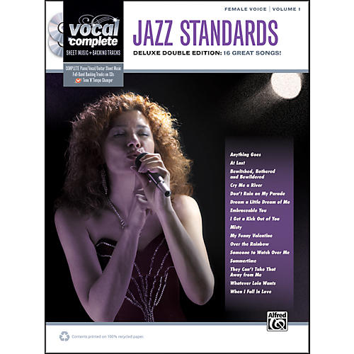 Jazz Standards Female Voice  - Book & 2 CDs