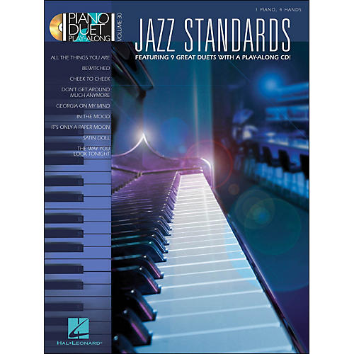 Jazz Standards Piano Duet Play-Along Volume 30 Book/CD