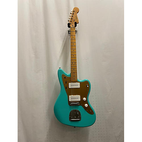 Squier Jazzmaster 40th Anniversary Solid Body Electric Guitar Seafoam Green