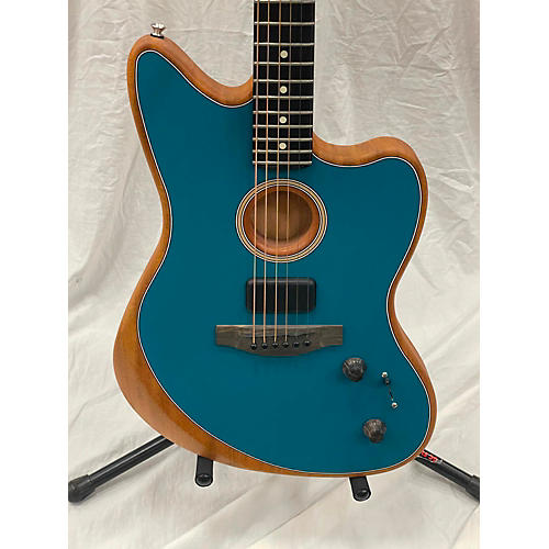 Fender Jazzmaster Acoustic Acoustic Electric Guitar Ocean Turquoise
