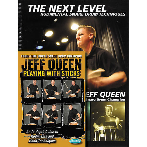 Jeff Queen - Playing With Sticks / The Next Level Book and DVD Combo Pack