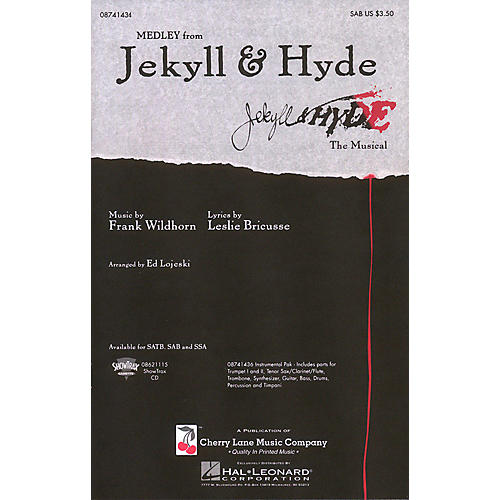 Jekyll & Hyde (Medley) ShowTrax CD Arranged by Ed Lojeski