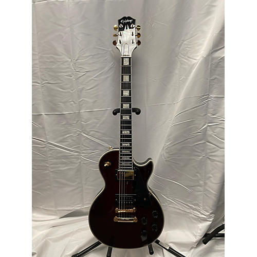Epiphone Jerry Cantrell 'Wino' Les Paul Custom Solid Body Electric Guitar Wine Red