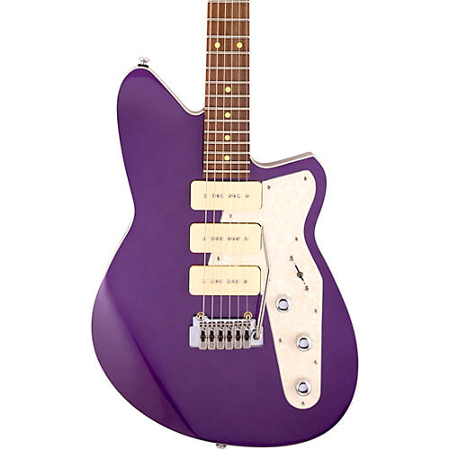 Reverend Jetstream 390 Roasted Pau Ferro Fingerboard Electric Guitar Italian Purple