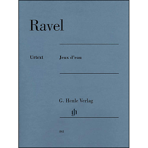 G. Henle Verlag Jeux d'eau Piano Solo By Ravel