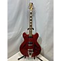Used Peavey Jf2 Ex Hollow Body Electric Guitar red sparkle