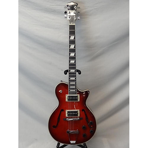 Johnson Jht 100 Delta Rose Wnb Solid Body Electric Guitar wineburst
