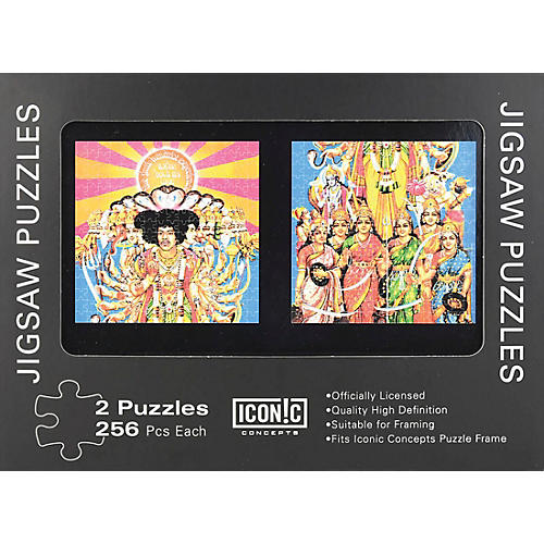 Jimi Hendrix - Axis Bold as Love Jigsaw Puzzles (2 puzzle set)
