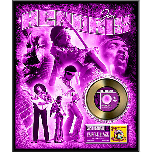 Jimi Hendrix - Purple Haze Gold 45 Limited Edition of 2500