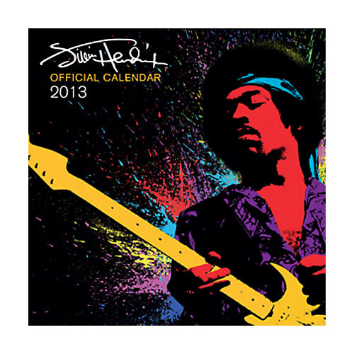 Jimi Hendrix 2013 Square 12X12 Wall Calendar