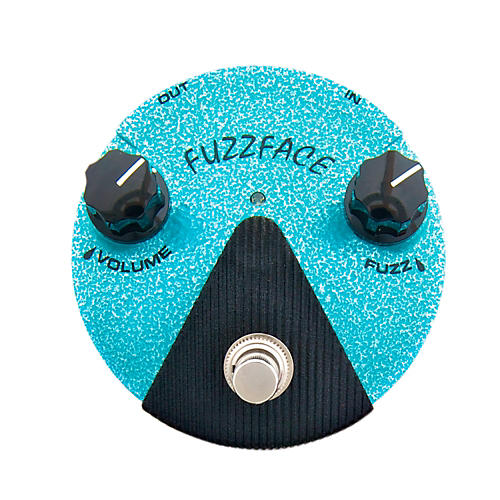 Dunlop Jimi Hendrix Fuzz Face Mini Turquoise Guitar Effects Pedal Condition 1 - Mint