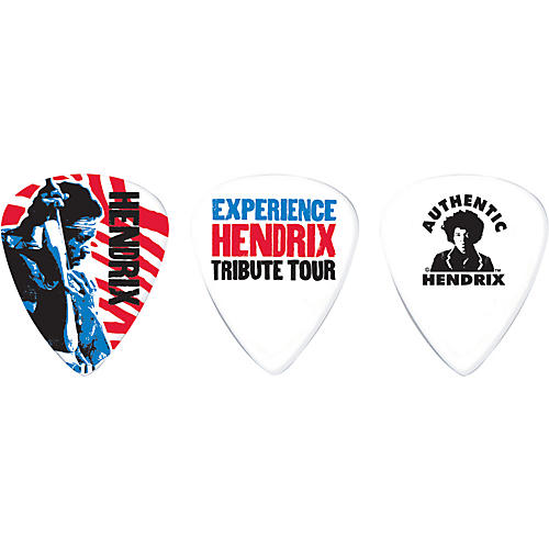 Jimi Hendrix Tribute Tour Pick Tin with 6 Medium Picks